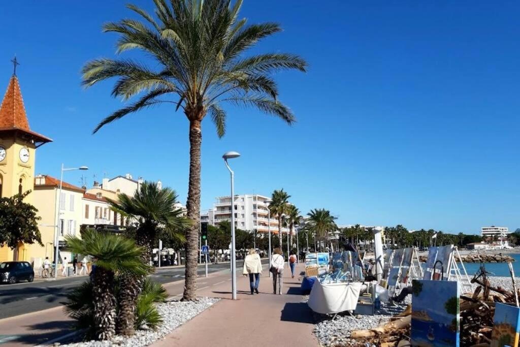 Studio Cosy Terrasse Front Mer Cagnes-sur-Mer Exterior foto